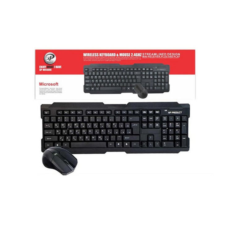کیبورد و موس بی سیم XP W4400F