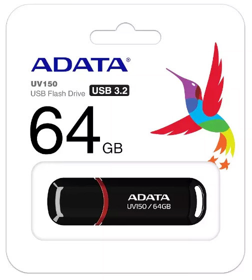 فلش 64 گیگ ای دیتا ADATA UV150 USB3.2