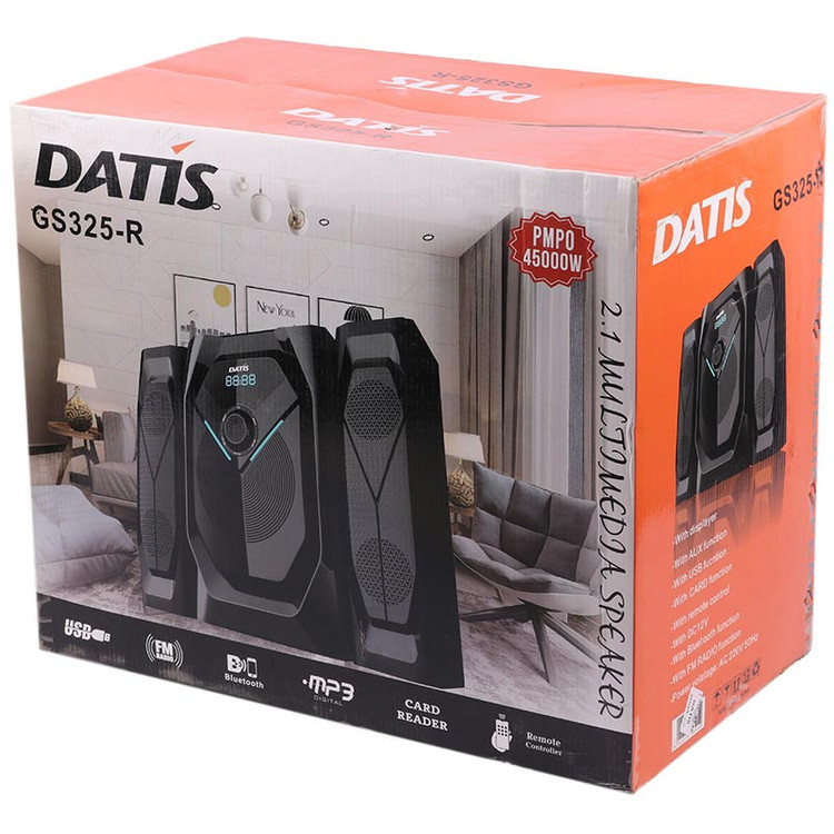 اسپیکر بلوتوثی رم و فلش خور Datis GS315-R + ریموت کنترل