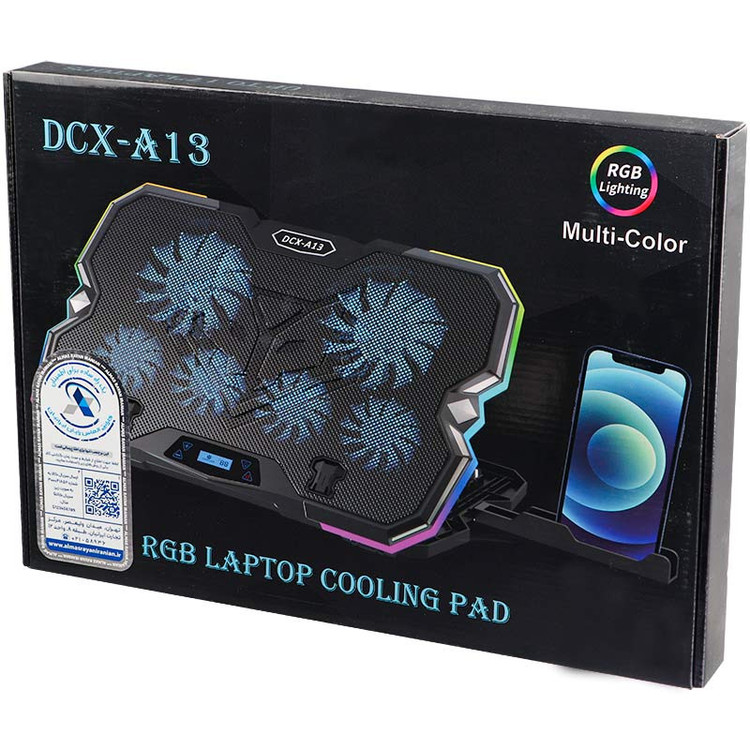 پایه خنک کننده لپتاپ کول کلد مدل DCX-A13