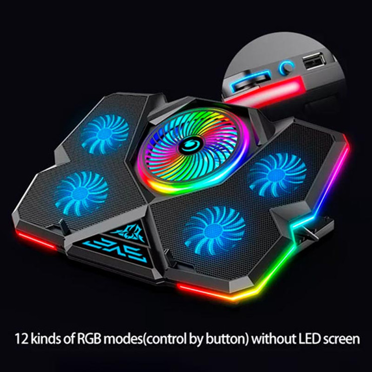 پایه خنک کننده لپ تاپ کول کلد مدل k44-1 LED