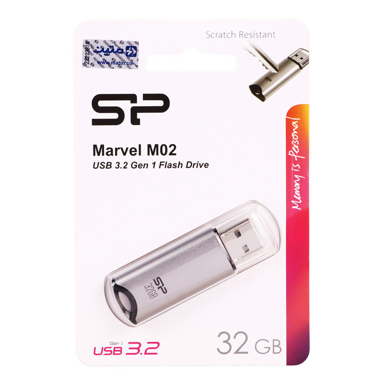فلش ۳۲ گیگ سیلیکون پاور Silicon Power Marvel M02 USB3.2