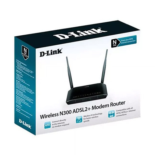مودم روتر 2 آنتن D-Link DSL-2750U ADSL2+ N300 300Mbps