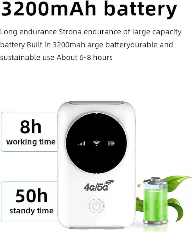 مودم سیمکارت خور بی سیم قابل حمل 4G/5G LTE مدل D3200