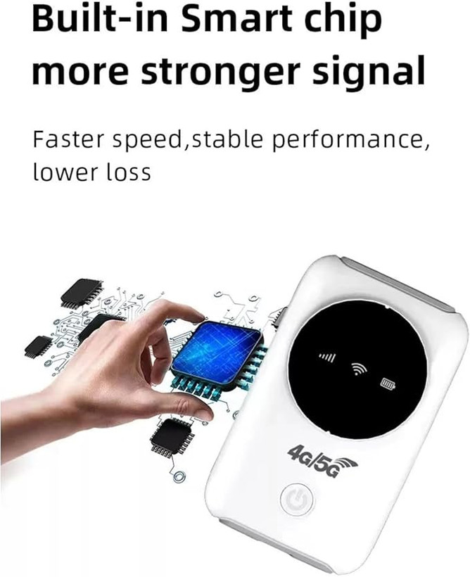 مودم سیمکارت خور بی سیم قابل حمل 4G/5G LTE مدل D3200