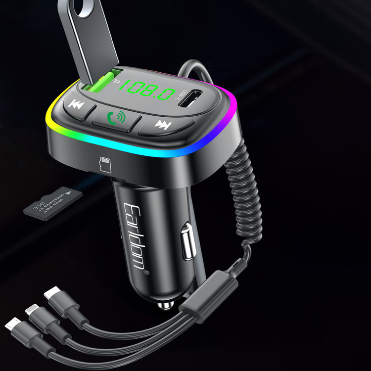 شارژر فندکی + FM Player بلوتوثی Earldom ET-M105