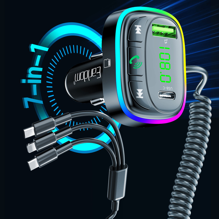 شارژر فندکی + FM Player بلوتوثی Earldom ET-M105