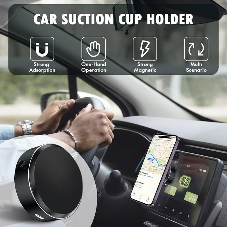 نگهدارنده گوشی با مکش شارژی مدل Vacuum Suction Phone Holder X8/X8Q