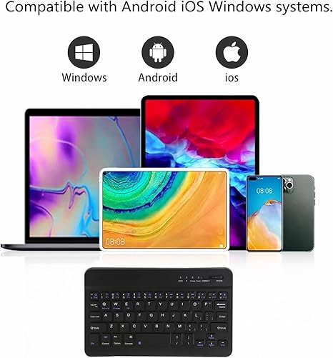 کیبورد بیسیم شارژی بلوتوثی Yisen KB030
