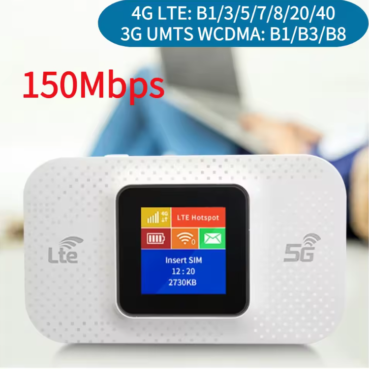 مودم سیمکارت خور بی سیم قابل حمل 4G/5G LTE مدل E5577-LCD