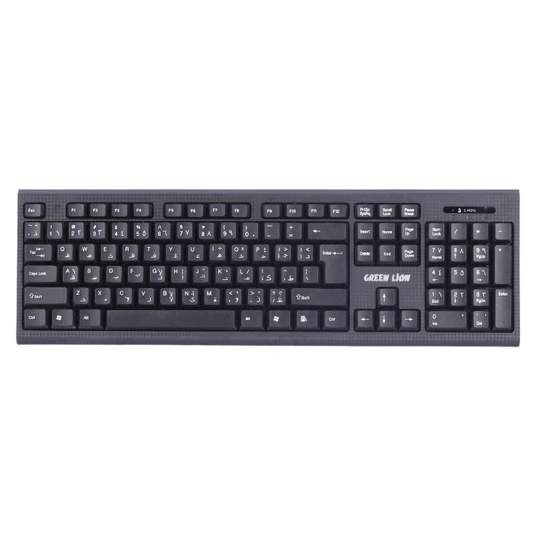 کیبورد و موس بی سیم گرین لاین GNWS24GKEYM