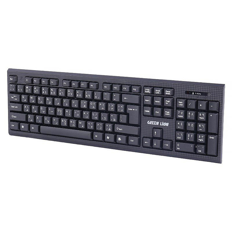 کیبورد و موس بی سیم گرین لاین GNWS24GKEYM