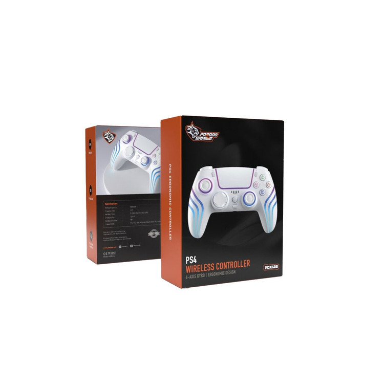 دسته بازی بیسیم Porodo PDX628 Gaming PS4 6-Axis Gyro & Ergonomic Design