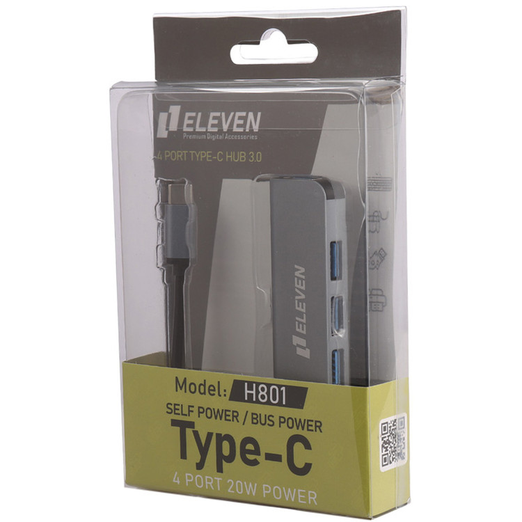 هاب 4 پورت Type-C الون H801