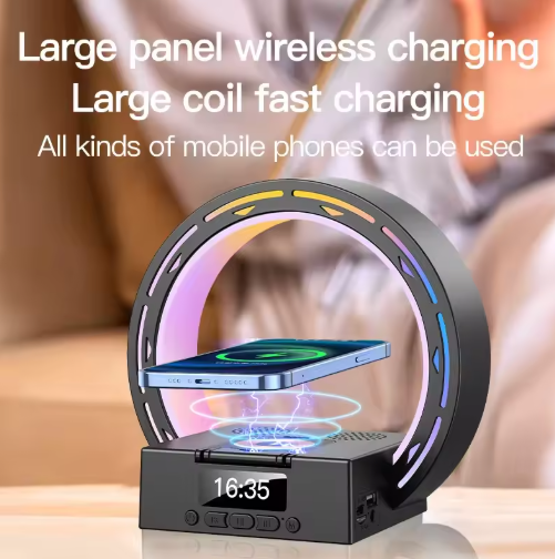 اسپیکر و شارژر بی سیم و ساعت L-35