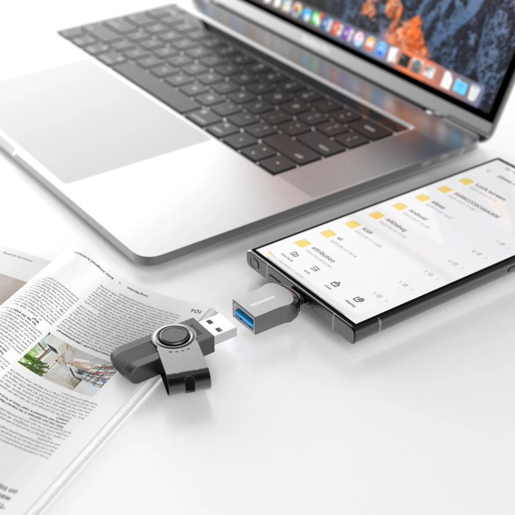 تبدیل Porodo PD-CBL0023 USB-C OTG