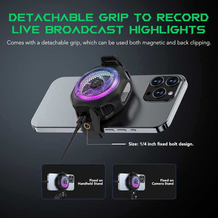 فن خنک کننده رادیاتوری گوشی Black Shark Magnetic Cooler 4 Pro