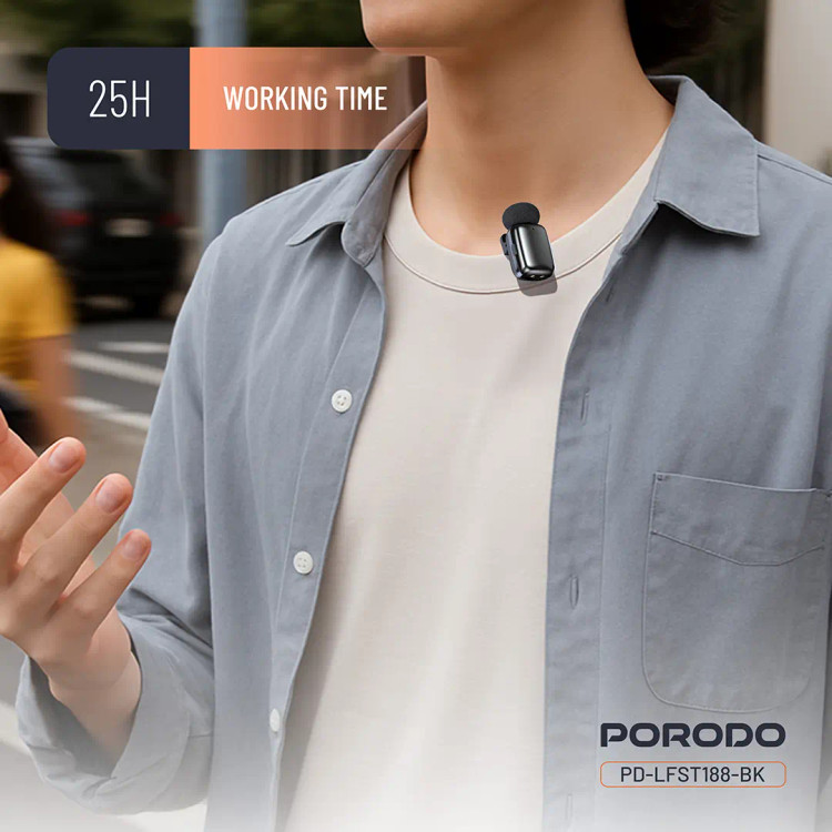 میکروفون یقه ای بی سیم لایتنینگ PRODO PD-LFST189 Lavalier