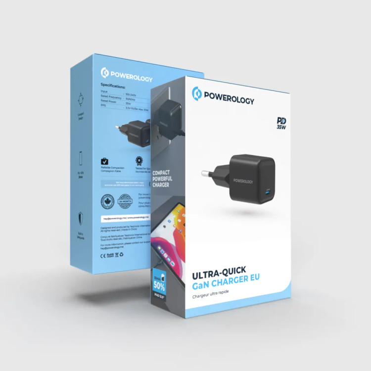 آداپتور فست شارژ Powerology P35WSPCEU 35W