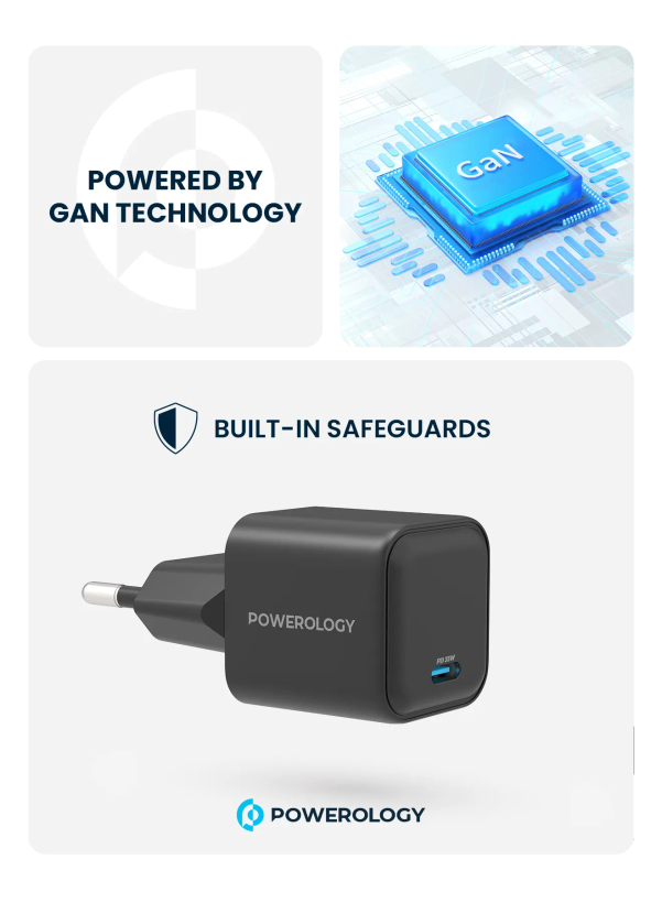 آداپتور فست شارژ Powerology P35WSPCEU 35W