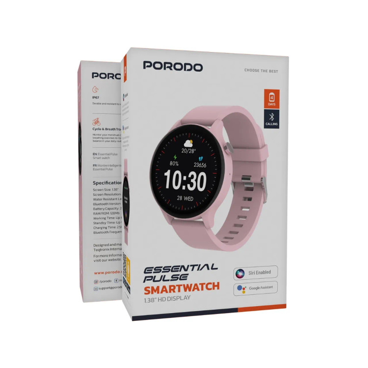 ساعت هوشمند Porodo Essential Pulse