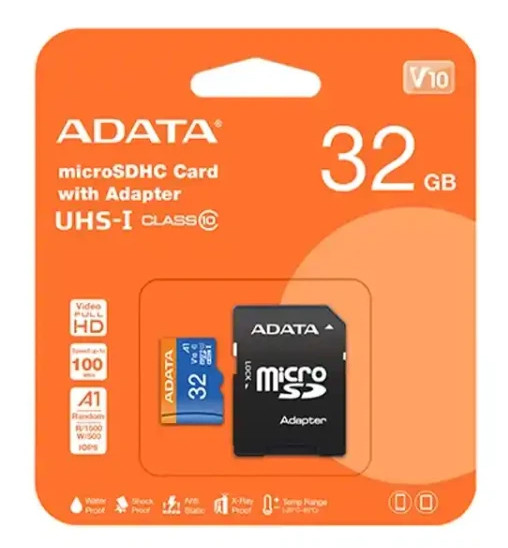 رم میکرو 32 گیگ ای دیتا ADATA Premier AP V10 U1 A1 100MB/s + خشاب