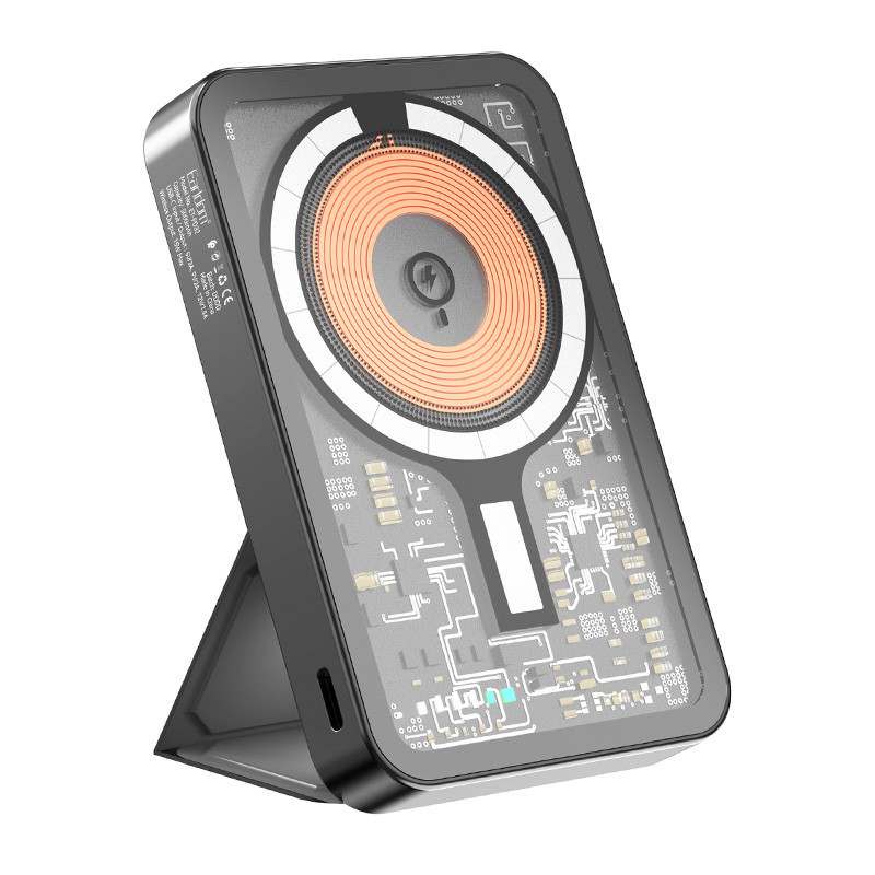 پاور بانک بی سیم فست شارژ ارلدام ET-PD32 QC PD 22.5W ظرفیت 5000 میلی آمپر ساعت