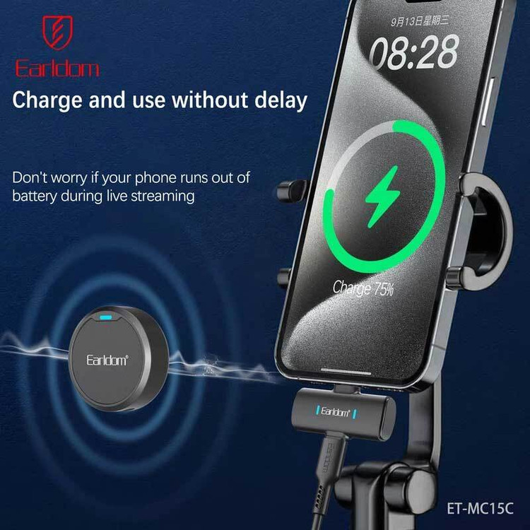 میکروفون یقه ای بی سیم Earldom MC15C