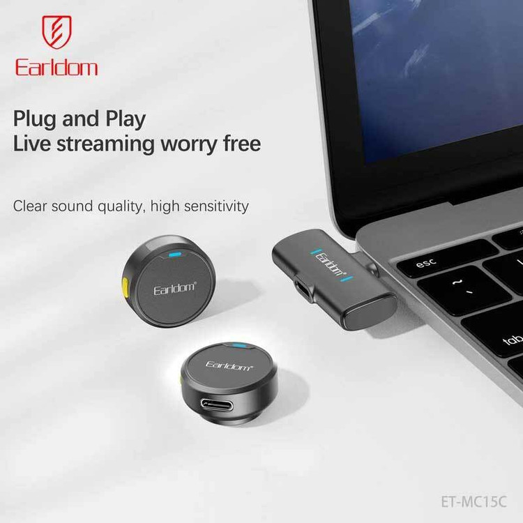 میکروفون یقه ای بی سیم Earldom MC15C