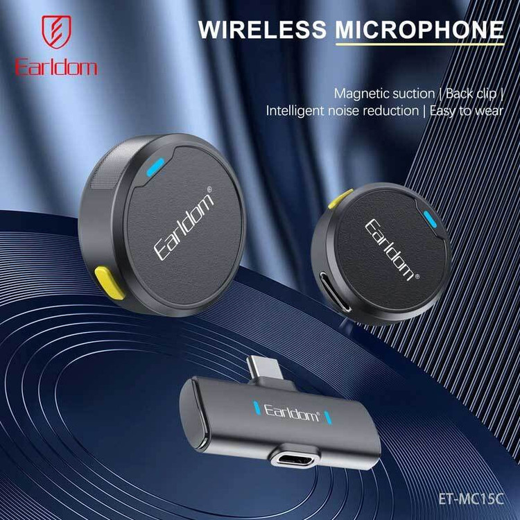 میکروفون یقه ای بی سیم Earldom MC15C