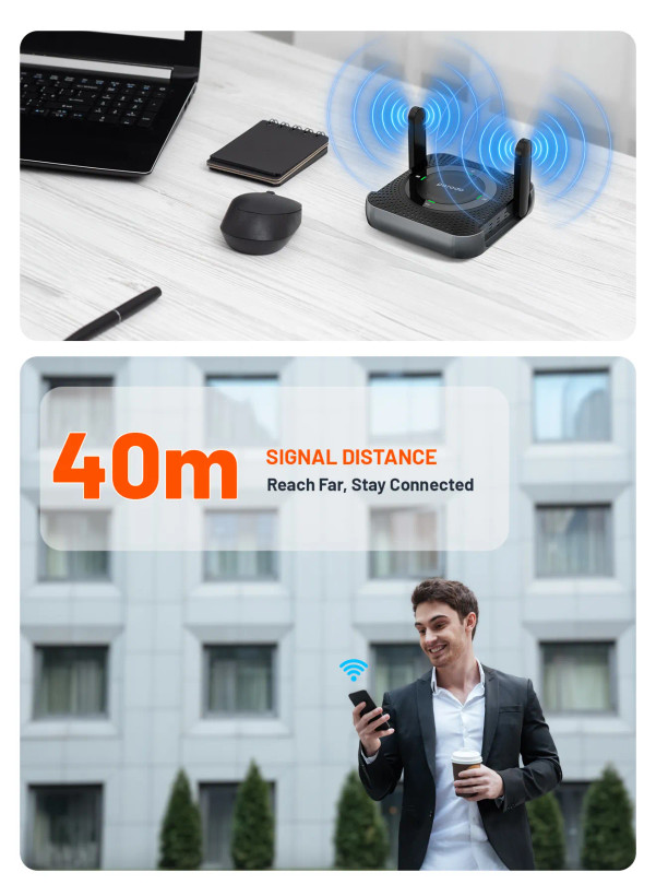 مودم بیسیم قابل حمل Porodo PD-4GCPMF CPE MiFi 3G/4G
