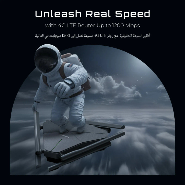 مودم بیسیم قابل حمل Porodo PDLFST207 Dual Band