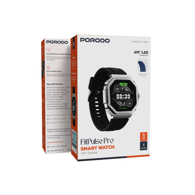 ساعت هوشمند Porodo FitPulse Pro PD-LFST170