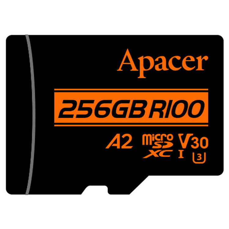 رم میکرو 256 گیگ اپیسر Apacer Rioo A2 V30 U3 C10 100MB/s + خشاب