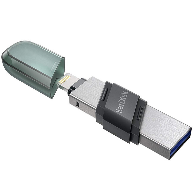 فلش مموری سن دیسک iXpand SDIX90N Flip USB 3 ظرفیت 256 گیگابایت