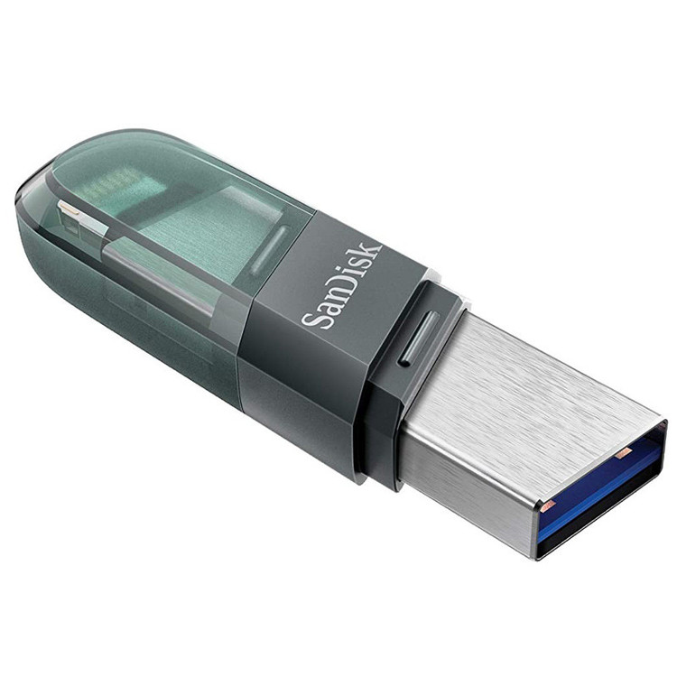 فلش مموری سن دیسک iXpand SDIX90N Flip USB 3 ظرفیت 256 گیگابایت