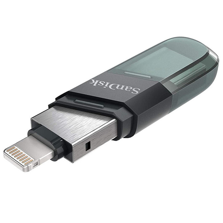 فلش مموری سن دیسک iXpand SDIX90N Flip USB 3 ظرفیت 256 گیگابایت