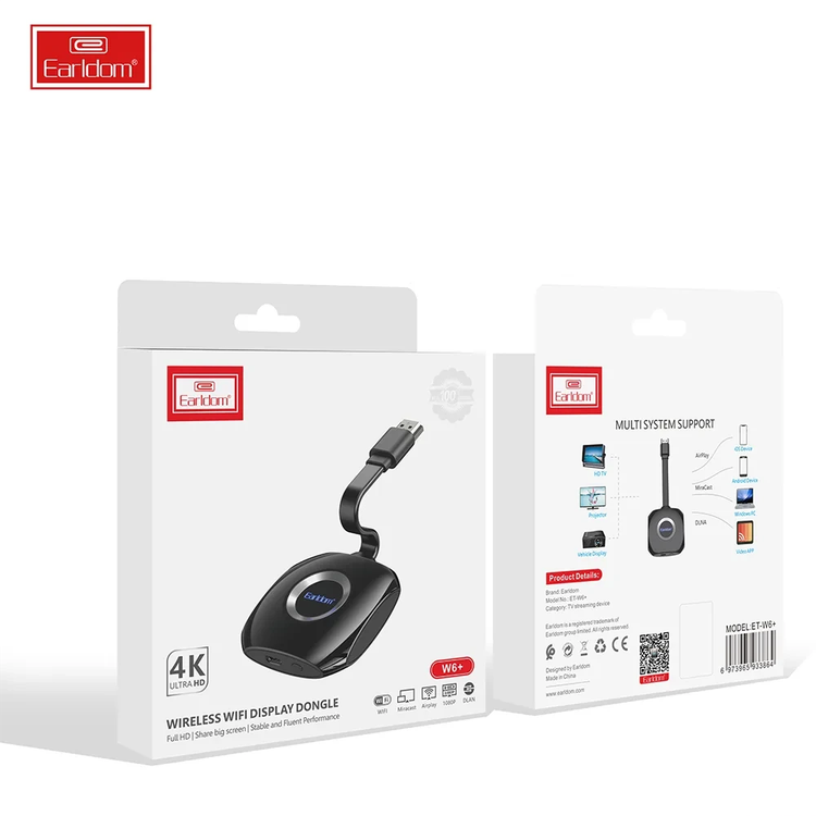 دانگل HDMI ارلدام ET-W6+ 4K