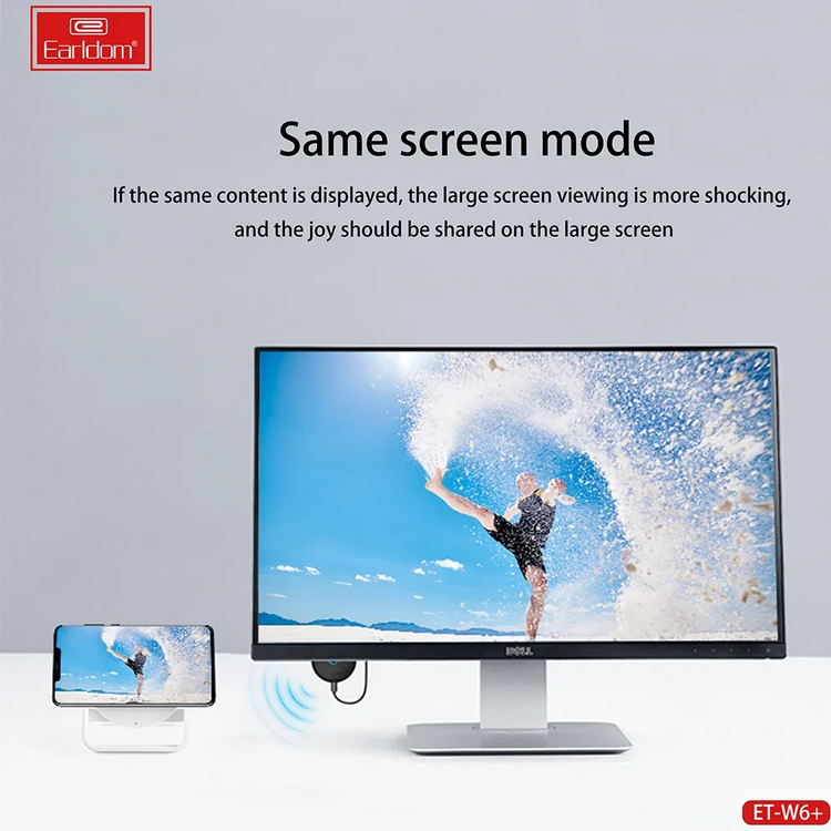 دانگل HDMI ارلدام ET-W6+ 4K