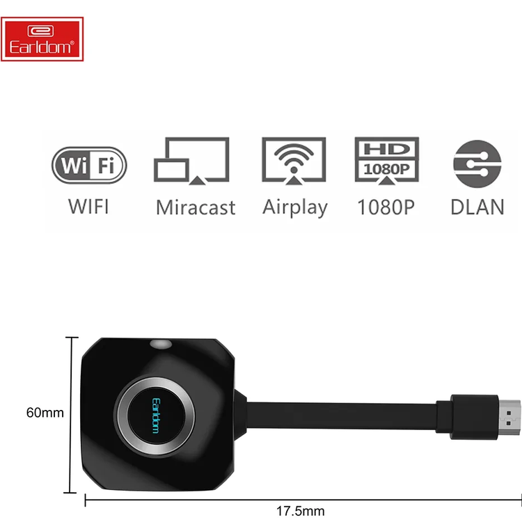 دانگل HDMI ارلدام ET-W6+ 4K