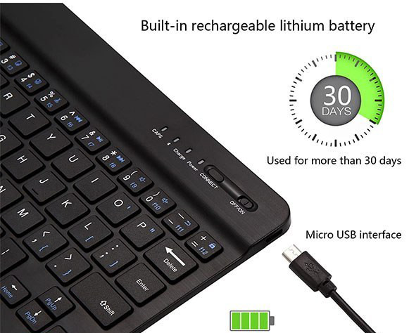 کیبورد بیسیم شارژی بلوتوثی Ultra Slim