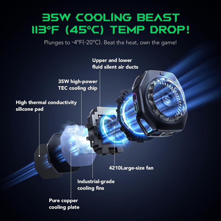 فن خنک کننده رادیاتوری گوشی Black Shark FunCooler 5 Pro