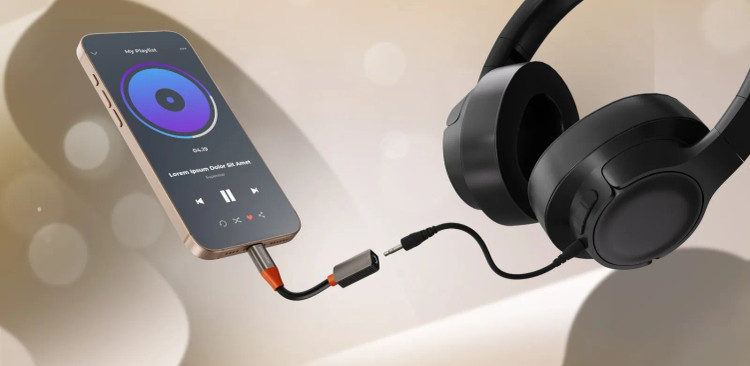تبدیل جک 3.5 به تایپ سی Porodo AudioLink PDETK16