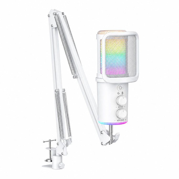 میکروفون گیمینگ کاندنسر یو اس بی اونیکوما مدل M530 RGB با دکمه چند منظوره و قابلیت مانیتورینگ