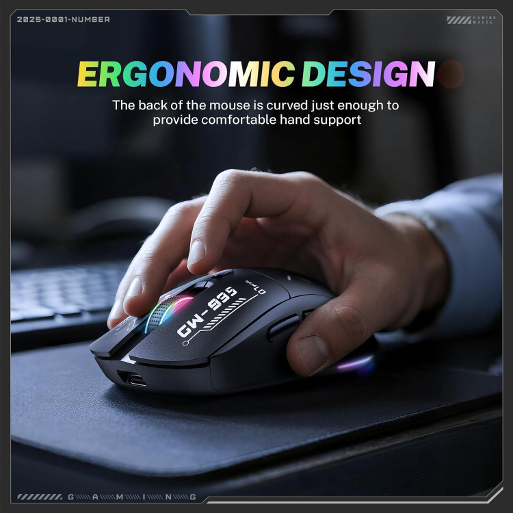موس گیمینگ سه حالته Onikuma CW935