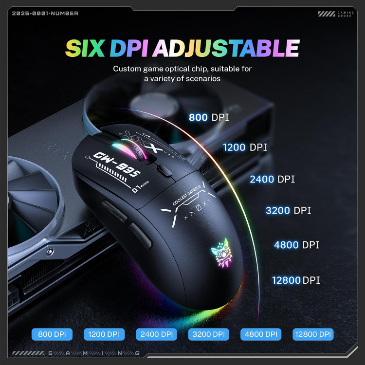 موس گیمینگ سه حالته Onikuma CW935