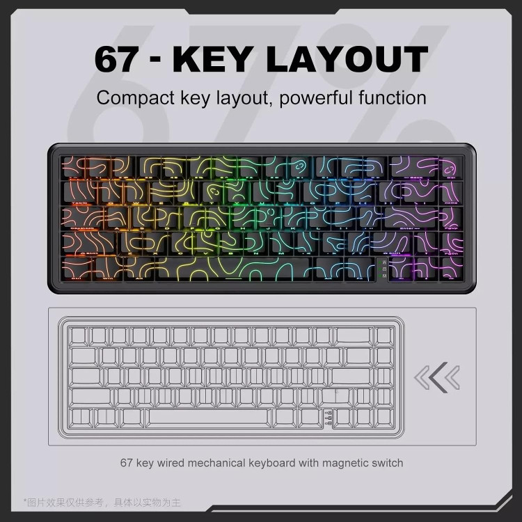 کیبورد مکانیکال گیمینگ Onikuma G67