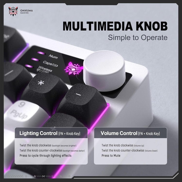 کیبورد گیمینگ سه حالته Onikuma MT902