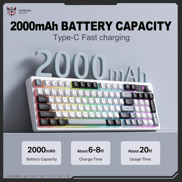 کیبورد گیمینگ سه حالته Onikuma MT902