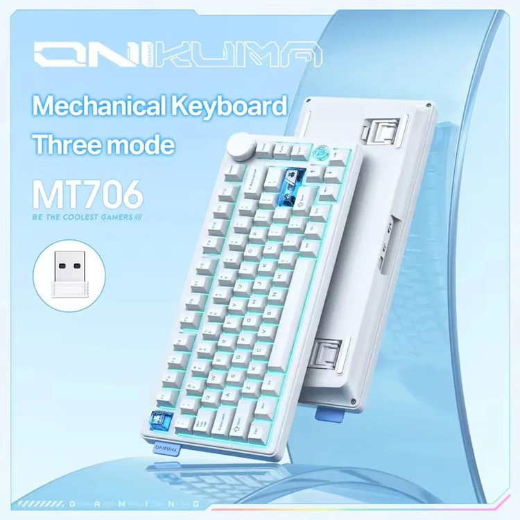 کیبورد گیمینگ مکانیکال سه حالته Onikuma MT706